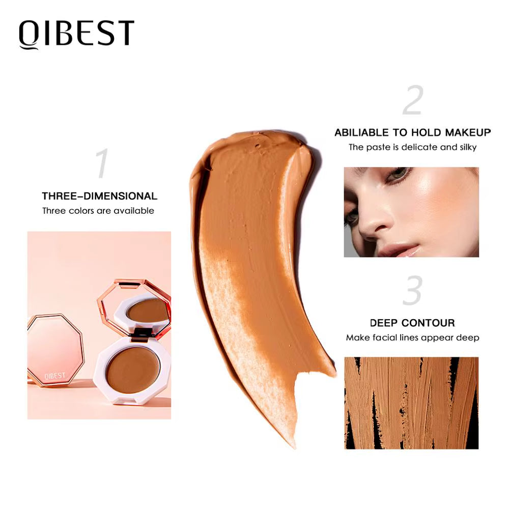Face Makeup Bronzer Palette Cream Silky Contouring Makeup Cosmetic Highlighter Bronzer Palette Makeup Face Illuminator