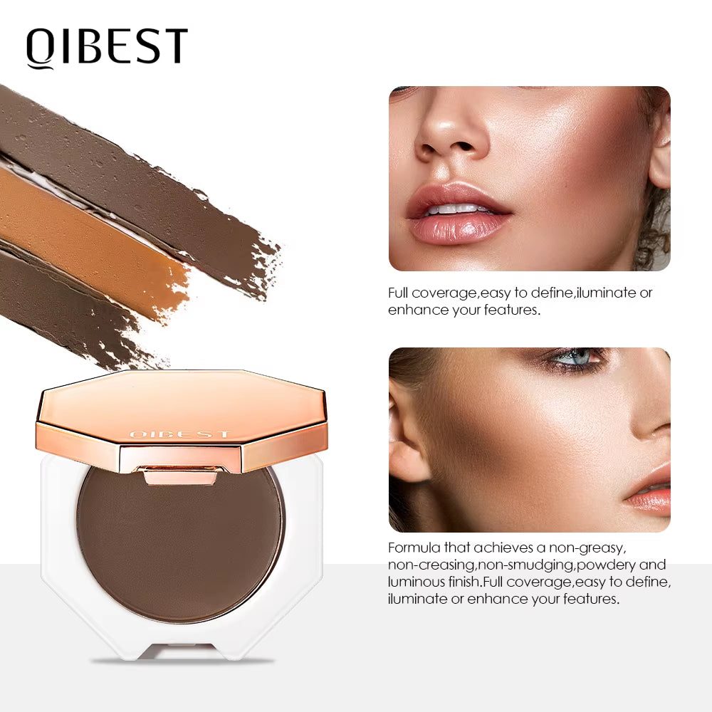 Face Makeup Bronzer Palette Cream Silky Contouring Makeup Cosmetic Highlighter Bronzer Palette Makeup Face Illuminator