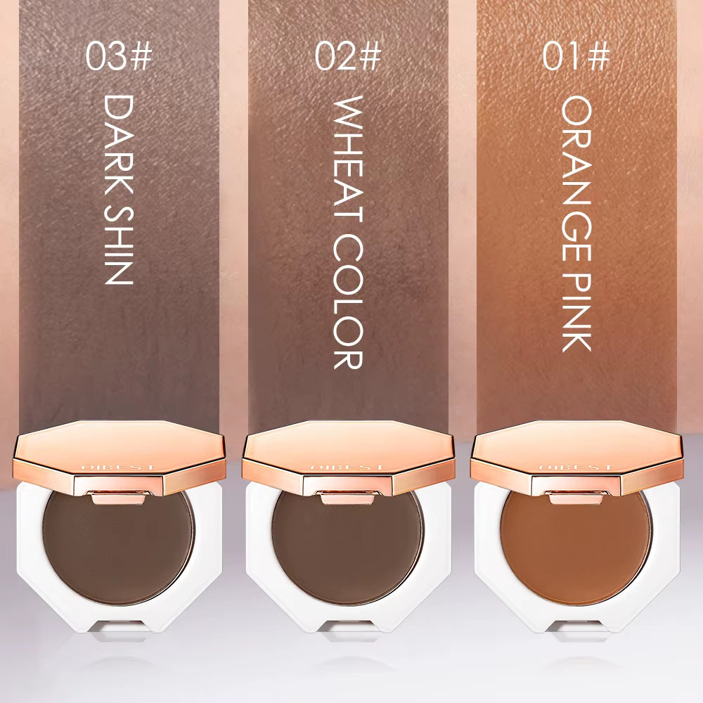 Face Makeup Bronzer Palette Cream Silky Contouring Makeup Cosmetic Highlighter Bronzer Palette Makeup Face Illuminator