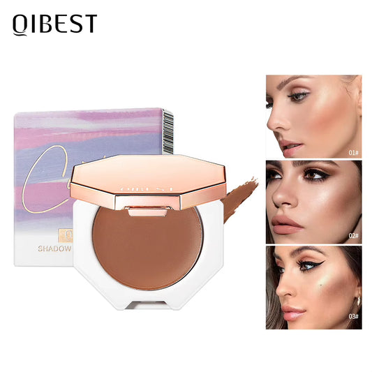 Face Makeup Bronzer Palette Cream Silky Contouring Makeup Cosmetic Highlighter Bronzer Palette Makeup Face Illuminator